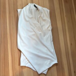 Elegant White Sleeveless Top
